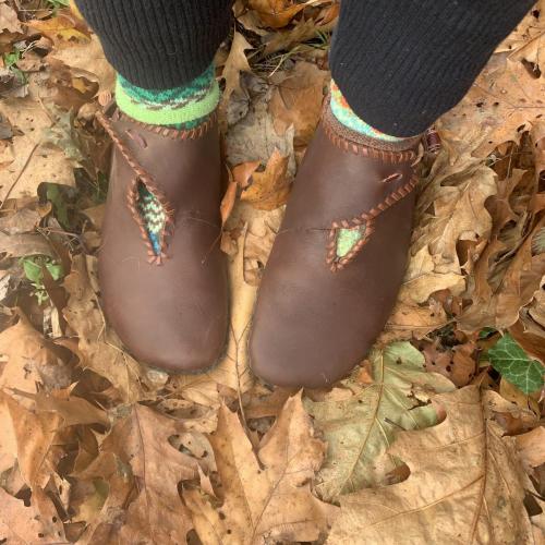 Handmade Scandinavian Leather Turnshoe.  Thanks to Laughingcrowe to his amazing tutorial!  